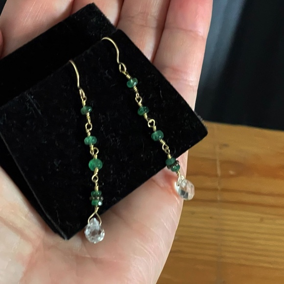 Lovely Alexis Bittar Long Delicate Dangling Earrings - Picture 2 of 16